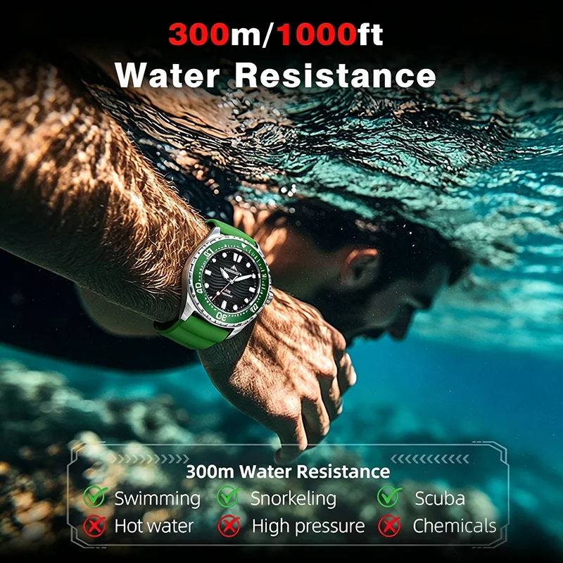 NORTH EDGE 2026 新型TRITONソーラー式ダ - Diver Watch 300M のレビューと価格