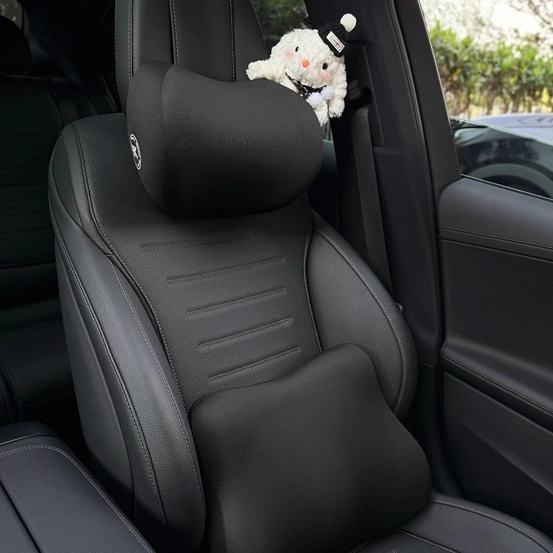 

Car Universal Headrest Lumbar Memory Foam Cervical Lumbar Support Car Headrest Backrest Pillow Office Car Interior Accessories