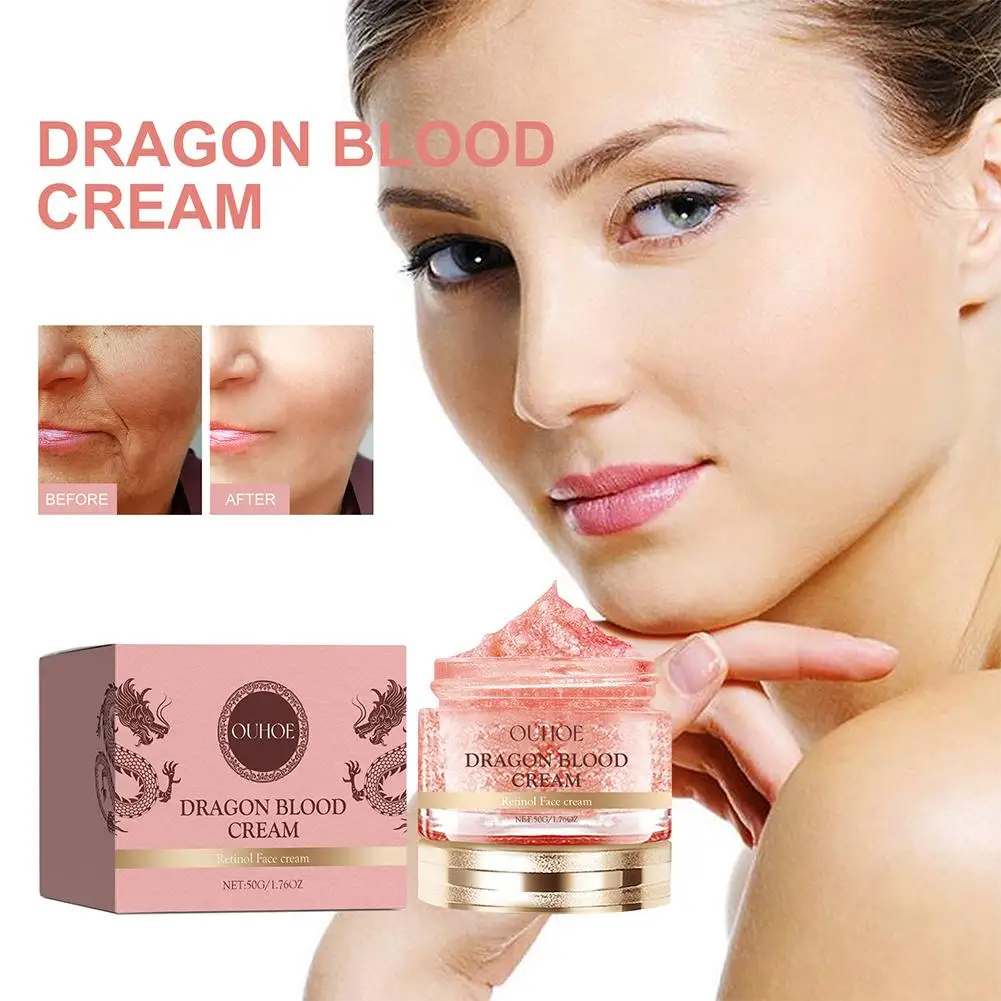 50g Dragon Blood Cream Lazy Concealer Moisturizing Repair Face Skin Tightening Rejuvenation Facial Cream Care Face Care Ski W8N2