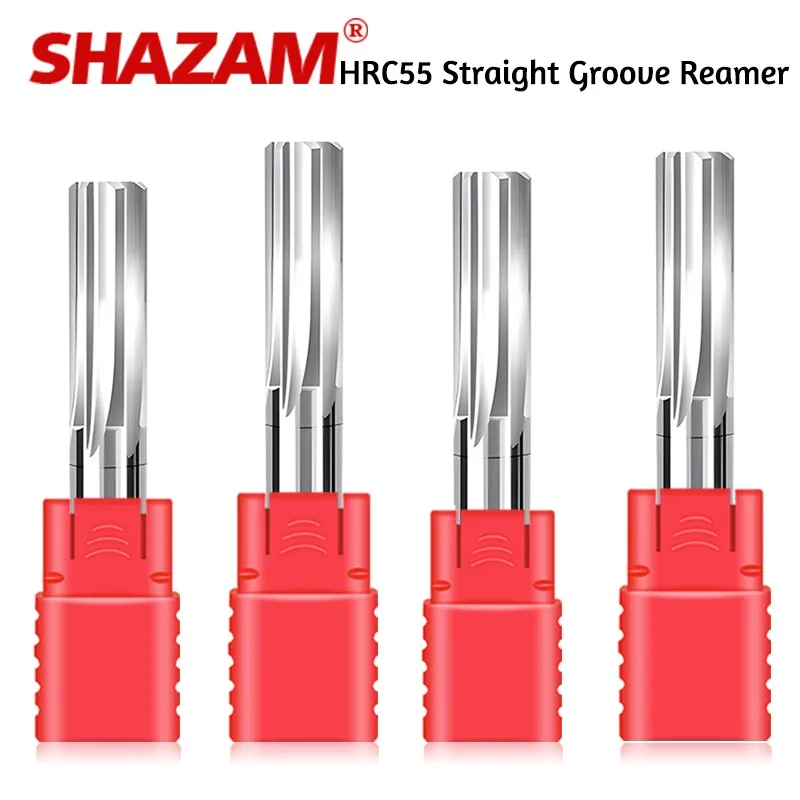 

SHAZAM H8 Aluminum Tungsten Steel Carbide Reamer 2.0-20mm Straight Shank High-Precision Machine Reamer For CNC Machining Tools