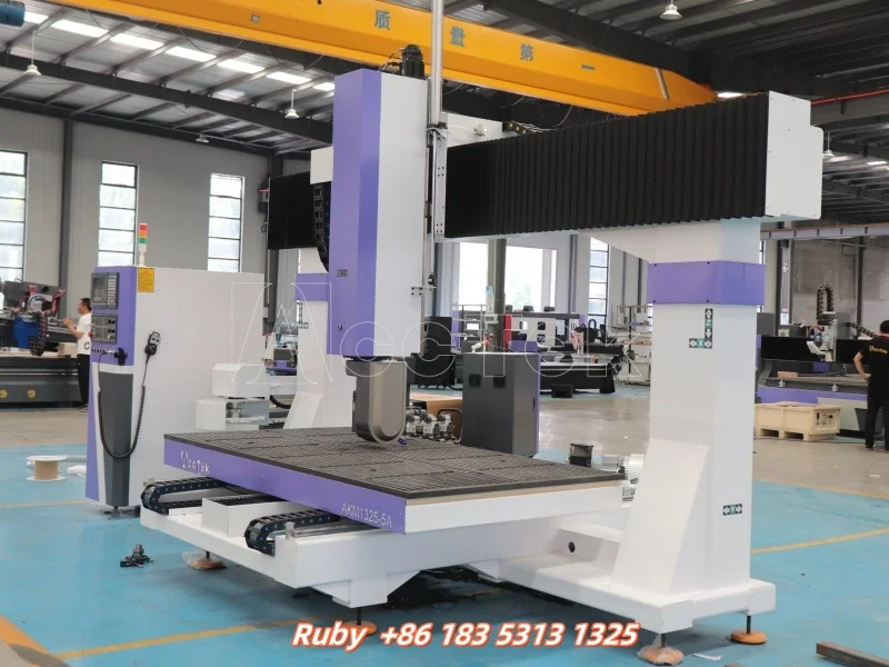 Atc Cnc 라우터 기계 1212 1325 1530 Atc Cnc 라우터 지난 AccTek 뜨거운 판매 알루미늄 Mdf 목재 아크릴 Cnc 5 축 Cnc 조각사