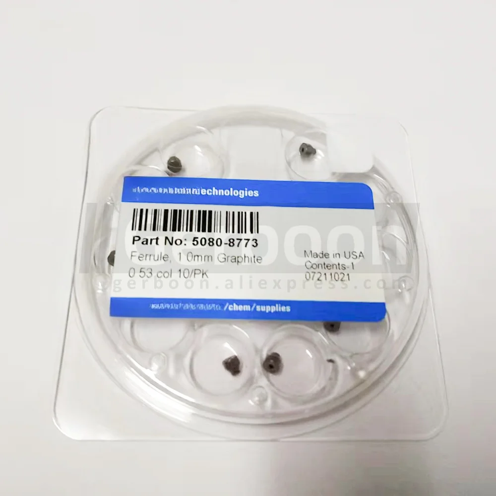 

For Agilent Graphite Ferrules Pad 5062-3538 5180-4168 5062-3512 5062-3506 5182-9676 5181-3308 0100-1332 5080-8774 Capillary Colu
