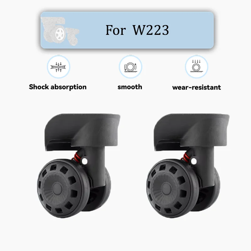 For W-223 Luggage Wheel Accessories 360-Degree Rotating Luggage Non-Slip Material Impact-Resistant and Wear-Resistant