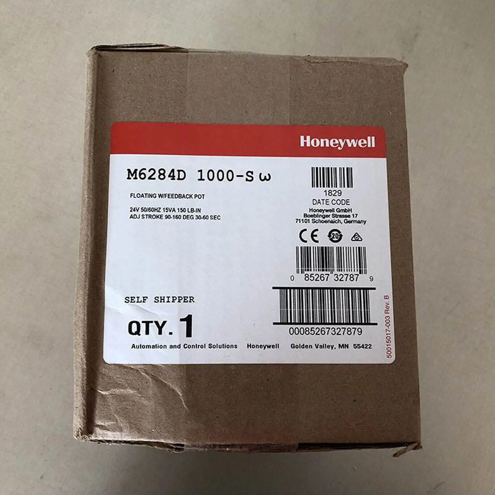 DHL express New Honeywell M6284D1000 M6284D 1000-SW electric actuator