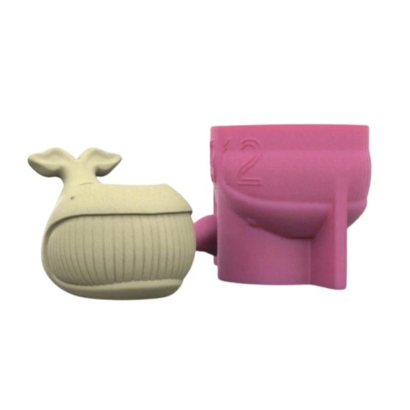 Artistic Whale Shaped Silicone Mold for Resin Epoxy Flower Pots Crafting