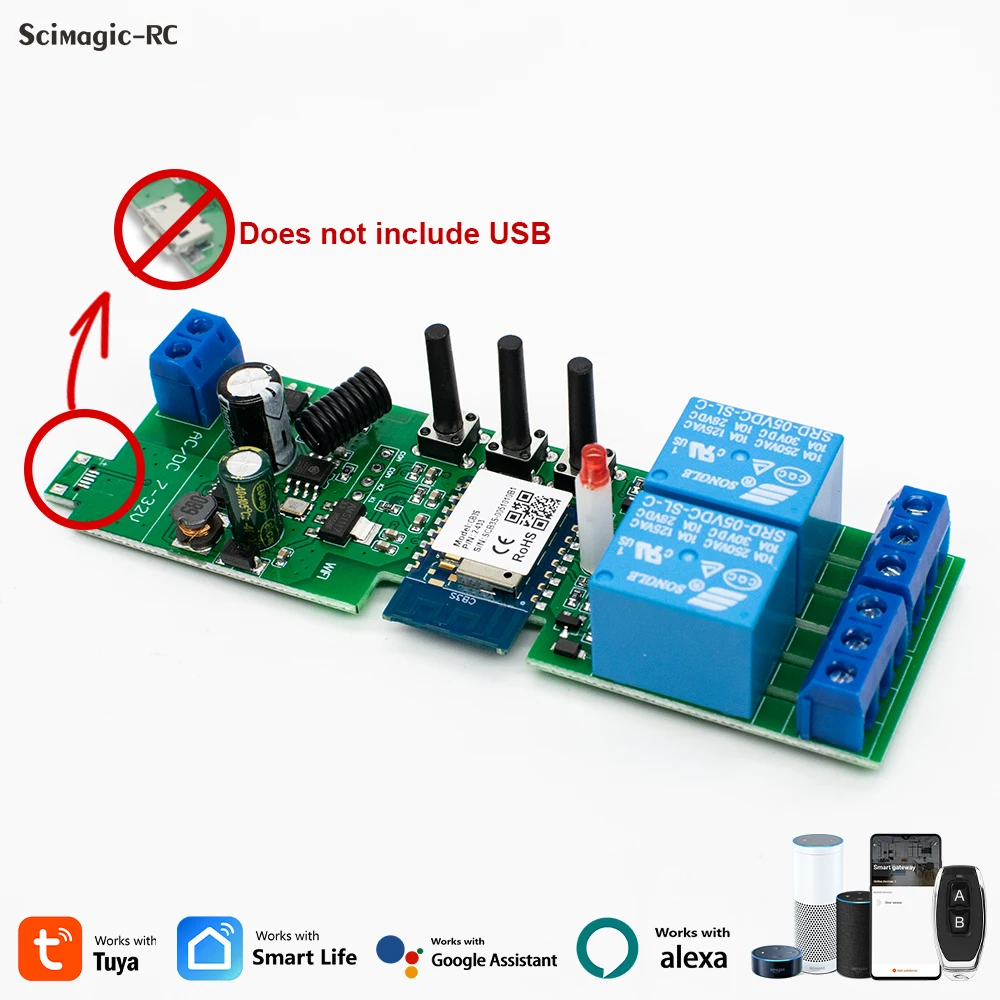 Tuya スマート Wifi 電動アクチュエーターモーターコ - Smart Relay Tuya のレビューと価格