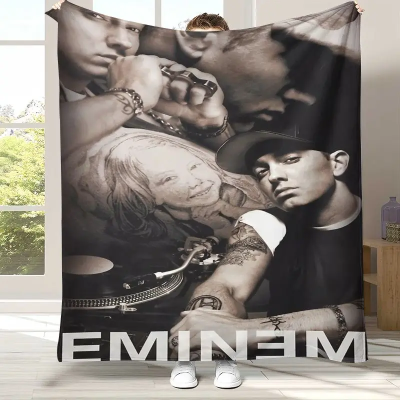 Rap God Slim Shady Eminem Hiphop Soft Flannel Throw Blanket,Cozy Warm Blanket for Bed,Sofa,Living Room,Picnic,Camping,Home Decor