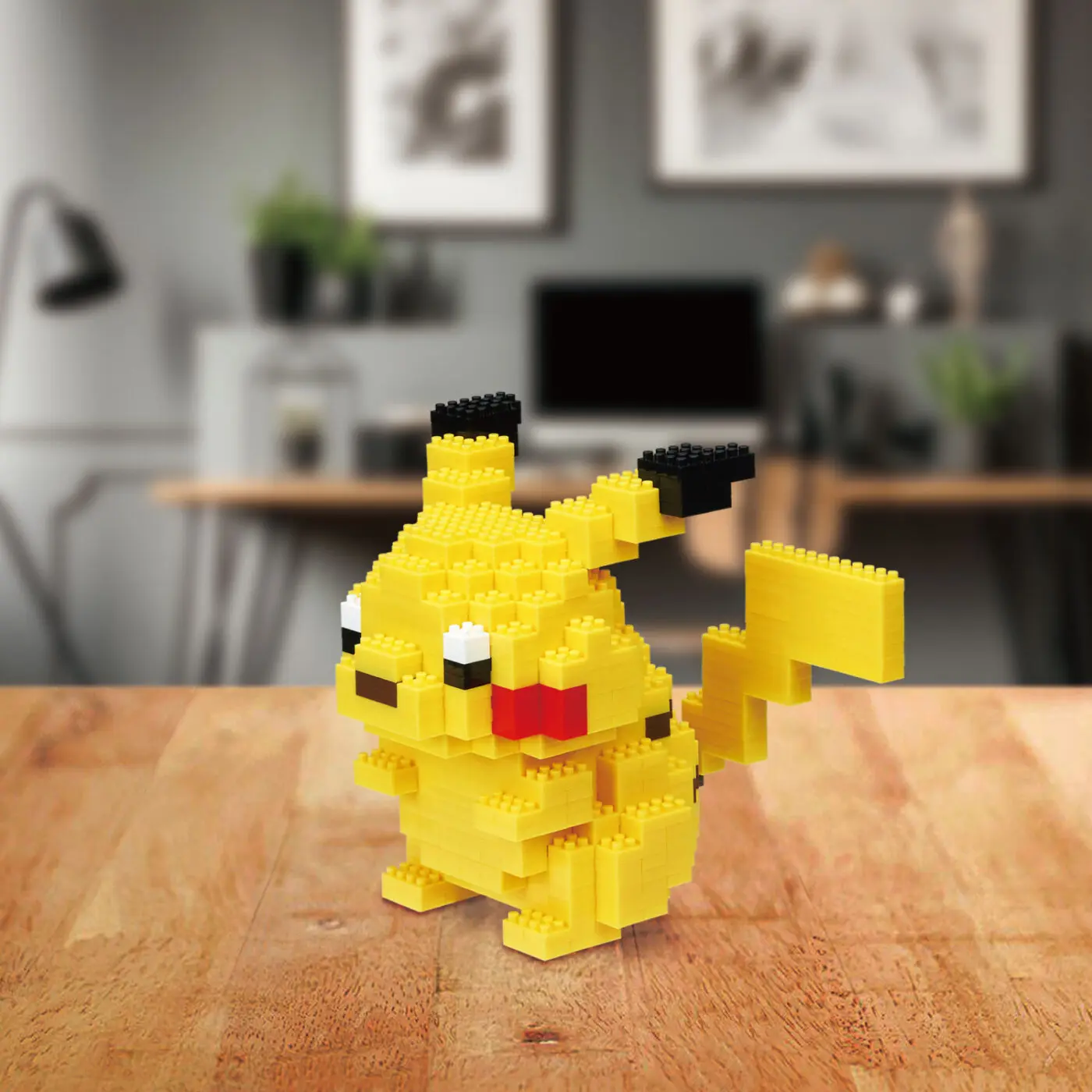 

Genuine Nanoblock Pokemon Pikachu DX Micro Building Blocks Deluxe Version Detailed 3D Puzzle Kawaii Display Collectible Gift