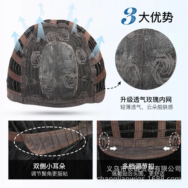 

Популярный новый модный парик для женщин с челкой, короткие прямые волосы, термостойкое волокно, летний освежающий стиль бобо