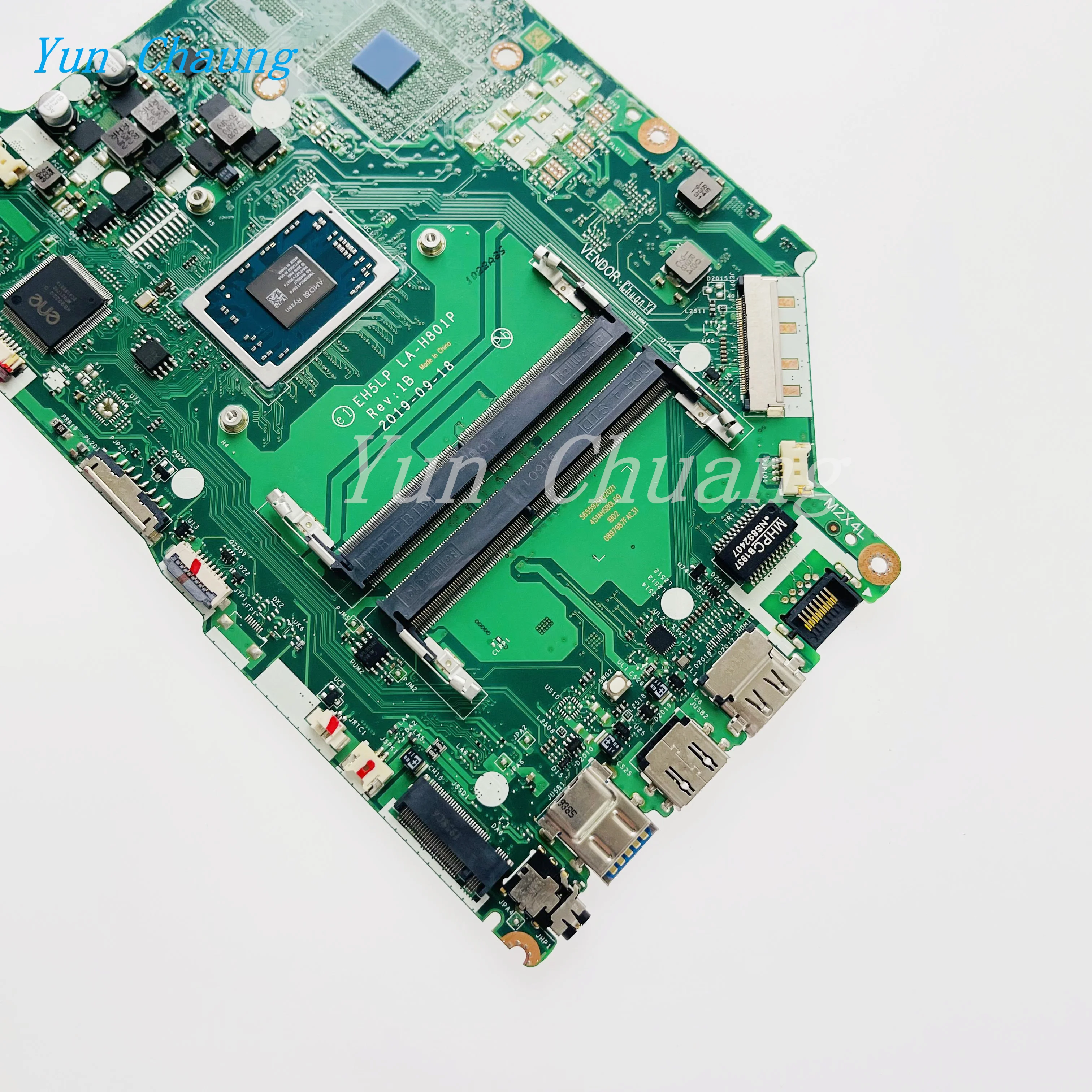 Imagem -05 - Placa-mãe Portátil para Acer Aspire Eh5lp La-h801p A31542 A515-43 A315-42g A515-43g Amd 300u R33200u R5-3500u R7-3700u Cpu