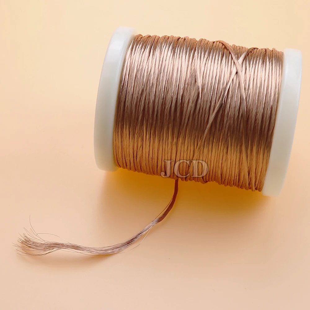 0.1X35/40/70/80/100/120/150/200/250 Strands 1M Litz Wire Stranded Enamelled Copper Wire Braided Multi-Strand Wire 0.1mm