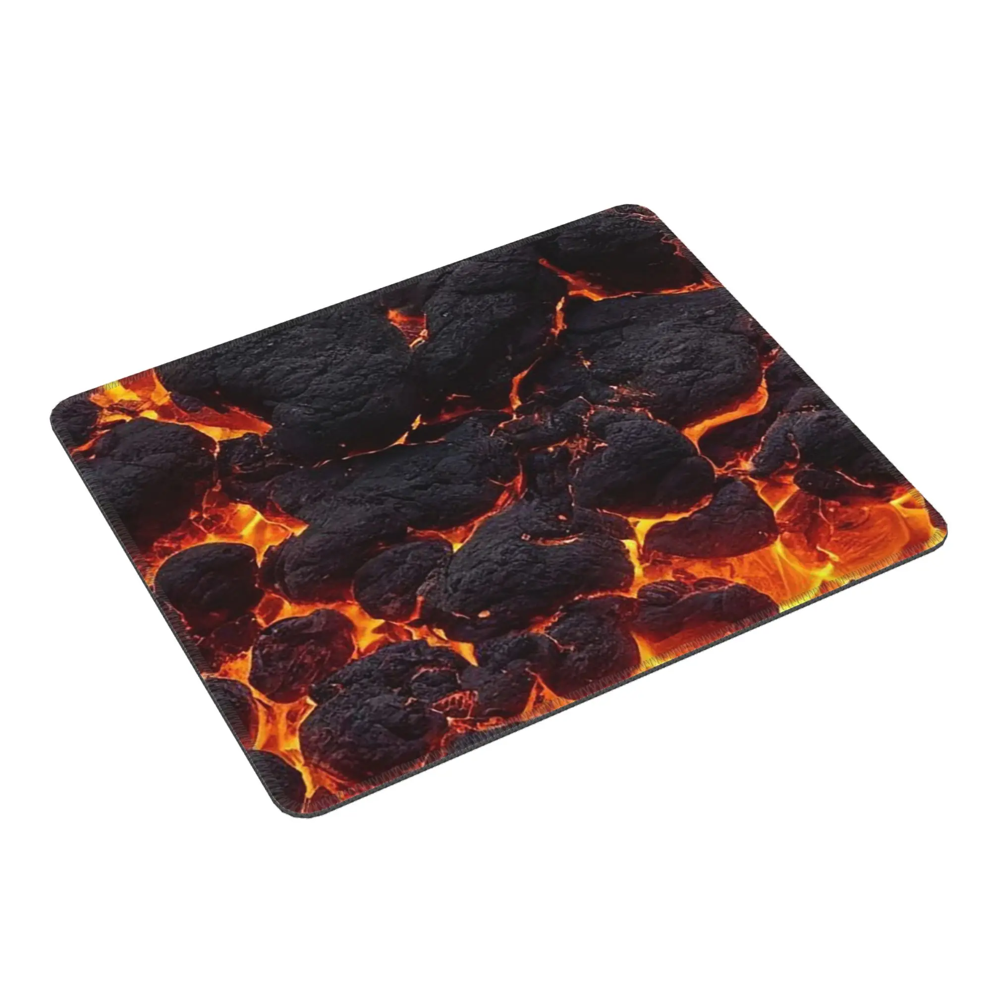 Magma Volcano Lava Fire Mouse Pad Computer Keyboard Mouse Mat Gaming PC Laptop Desk Mat Office Accessories Table Mats
