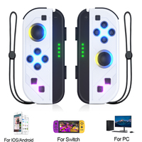 Flash Colored Pattern For Switch/Phone/PC Bluetooth Wireless Game Controller Console Controls Gamepad Vibration