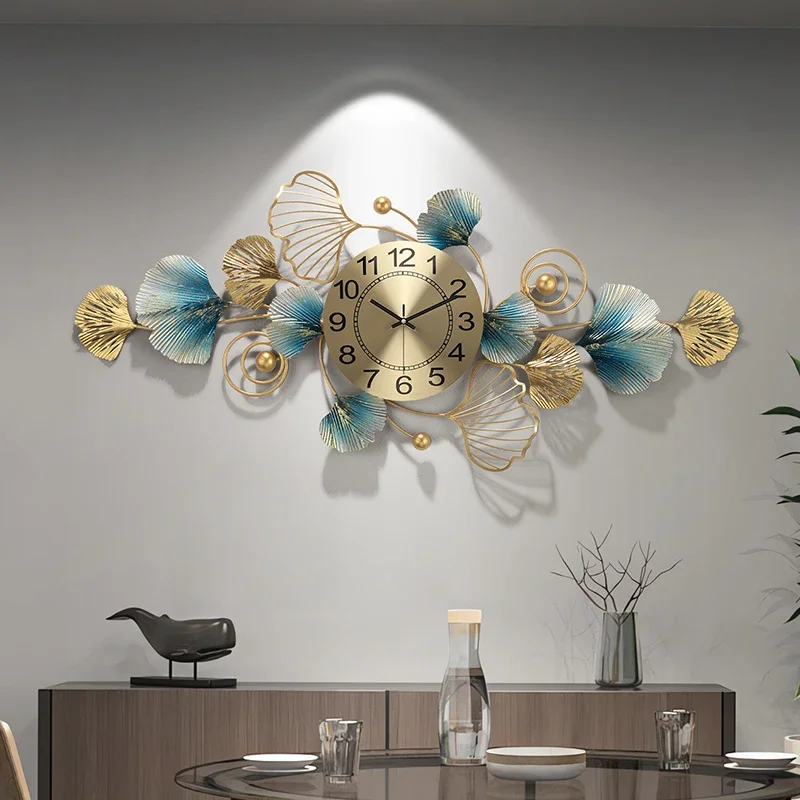 Aesthetic Silent Wall Clocks Design Fashion Minimalist Restaurant Wall Watch Nordic Luxury Reloj Pared Living Room Decoration