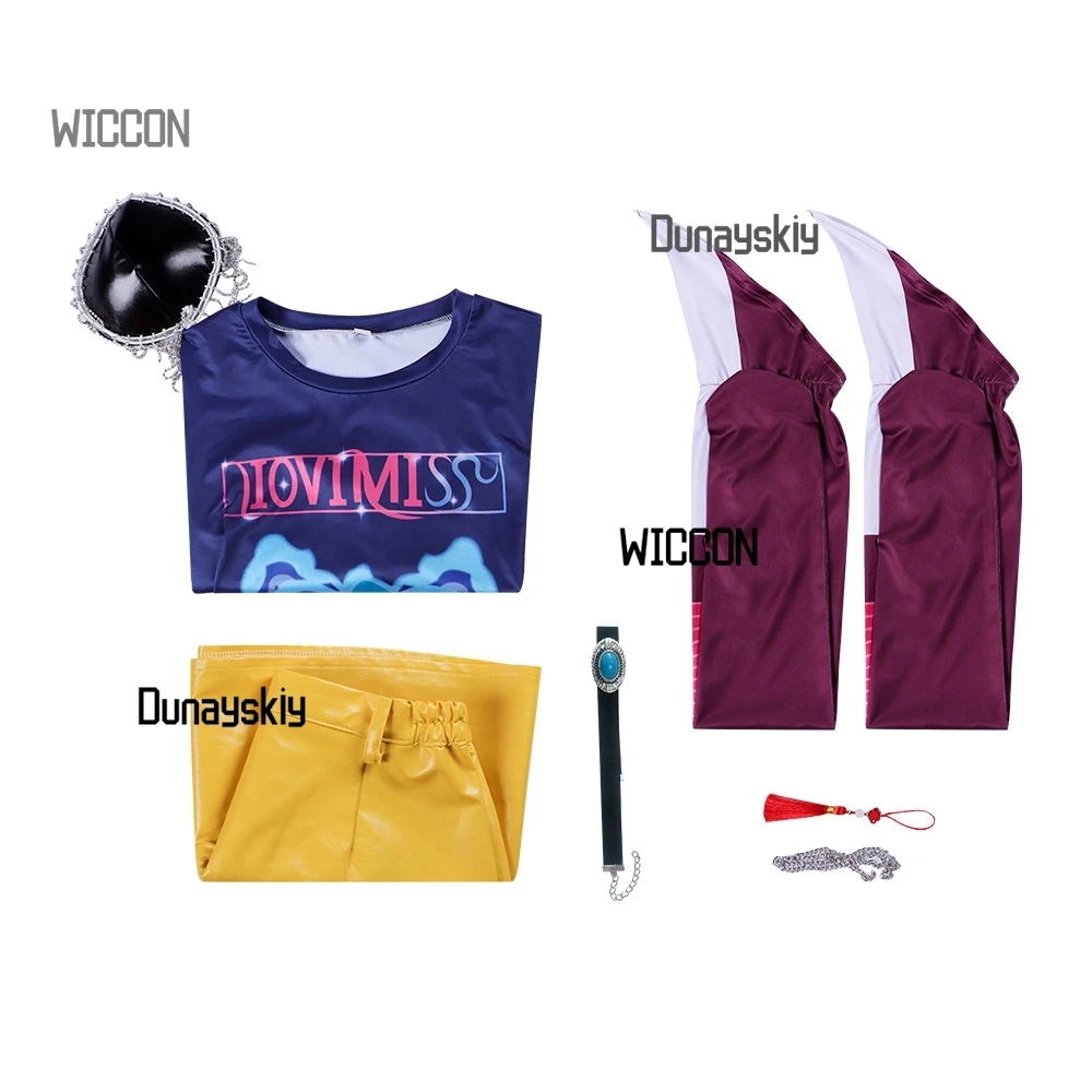 Huntrix KPop cazadores de demonios Rumi Mira Zoey disfraces de Cosplay jirai kei Y2K cool kawaii anime conjunto completo cosplay de fiesta de Halloween