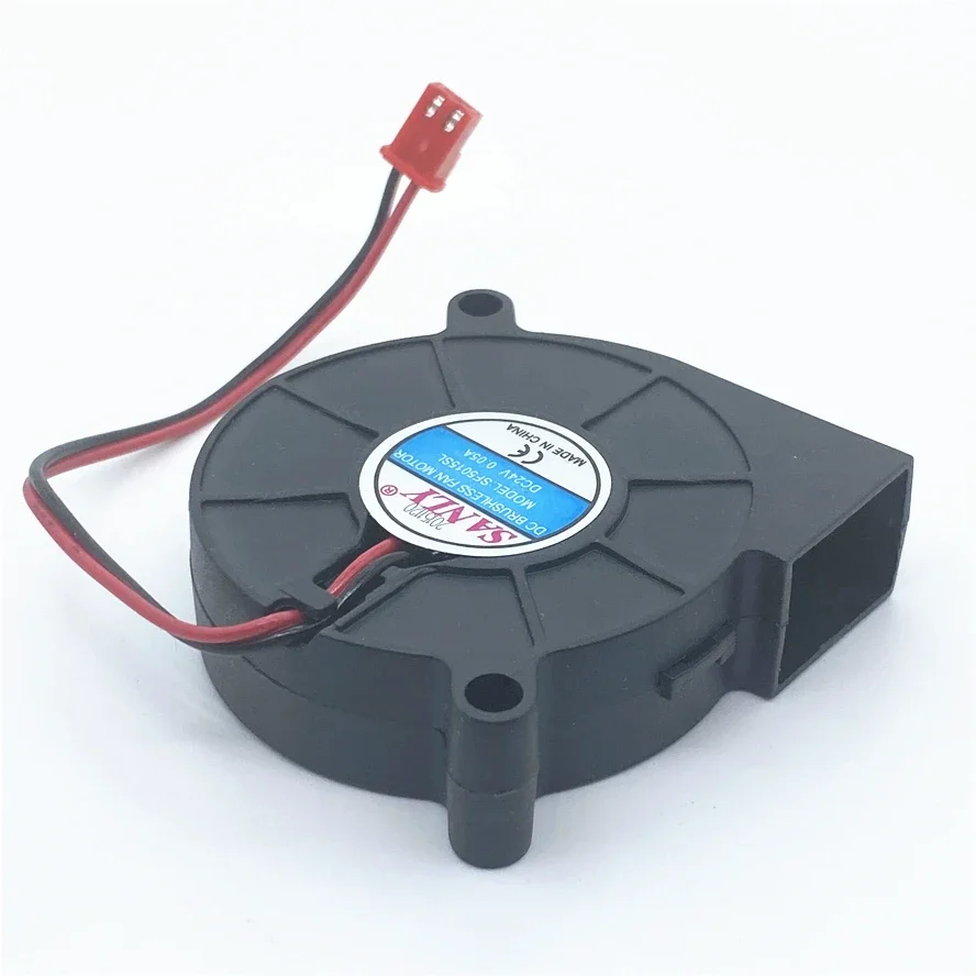 Original SANLY SF5015SL DC24V 0.05A 5cm 5015 50x50x15mm Industrial Blower For Humidifier Cooling Fan 2PIN