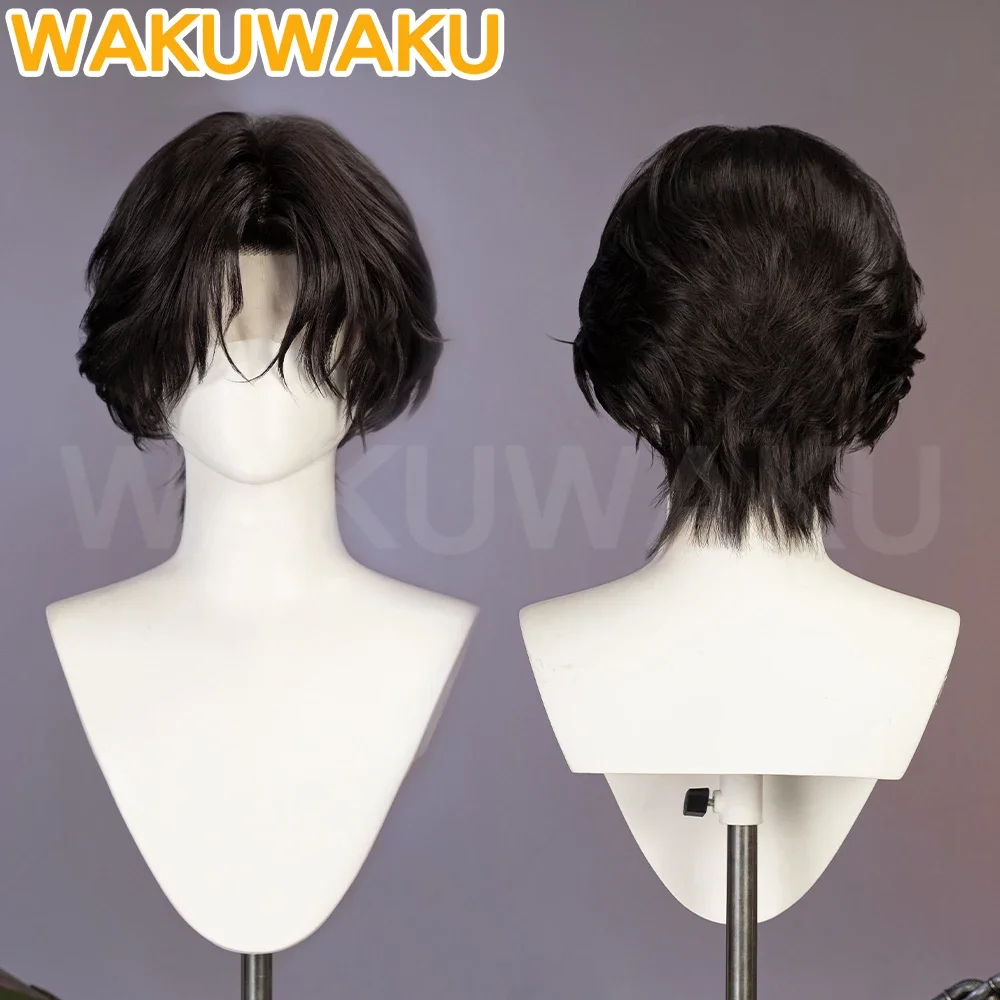 Cosplayin estoque jayce peruca jogo cosplay wakuwaku masculino 28cm cabelo curto arcane temporada 2 jayce cosplay peruca dianteira do laço livre boné peruca