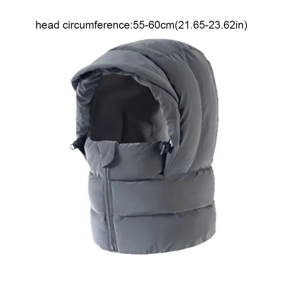 Warm halten 3-in-1 Winter-Fahrradmütze, kältebeständig, Kopfbedeckung, warmer Schal, Gesichtsmaske, Nackenschutz, winddicht, Lei Feng-Mütze für Herren