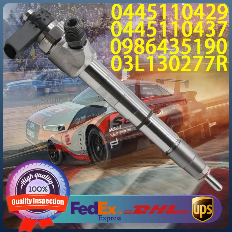 

0445110429 0445110437 0986435190 03L130277R Common Rail Fuel Injector For Volkswagen Passat 2.0 TDI Engine