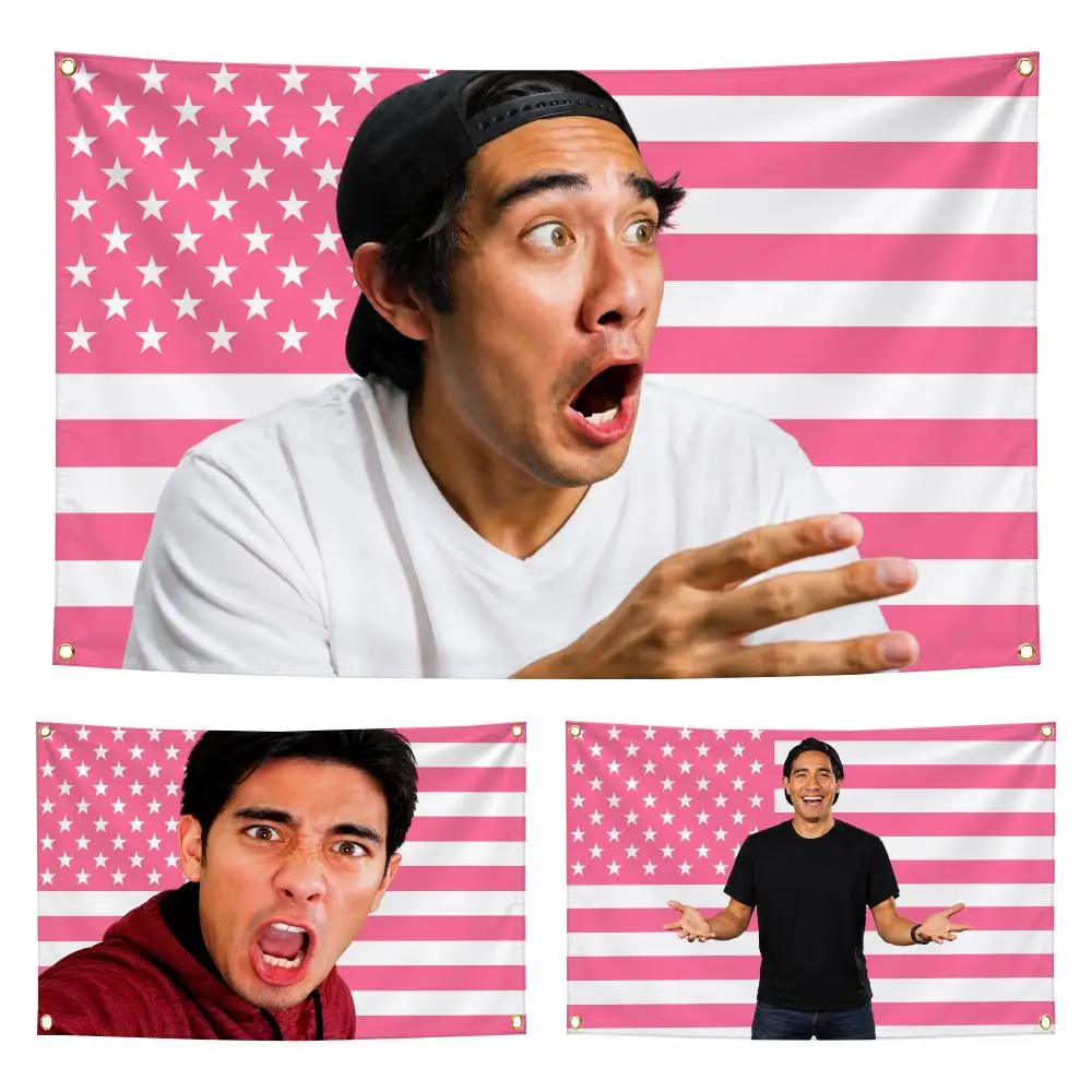 Creator Z-Zach King Flags Personalized Flag Room Dorm Camping Picnic Garage Bar Indoor Outdoor Wall Decor