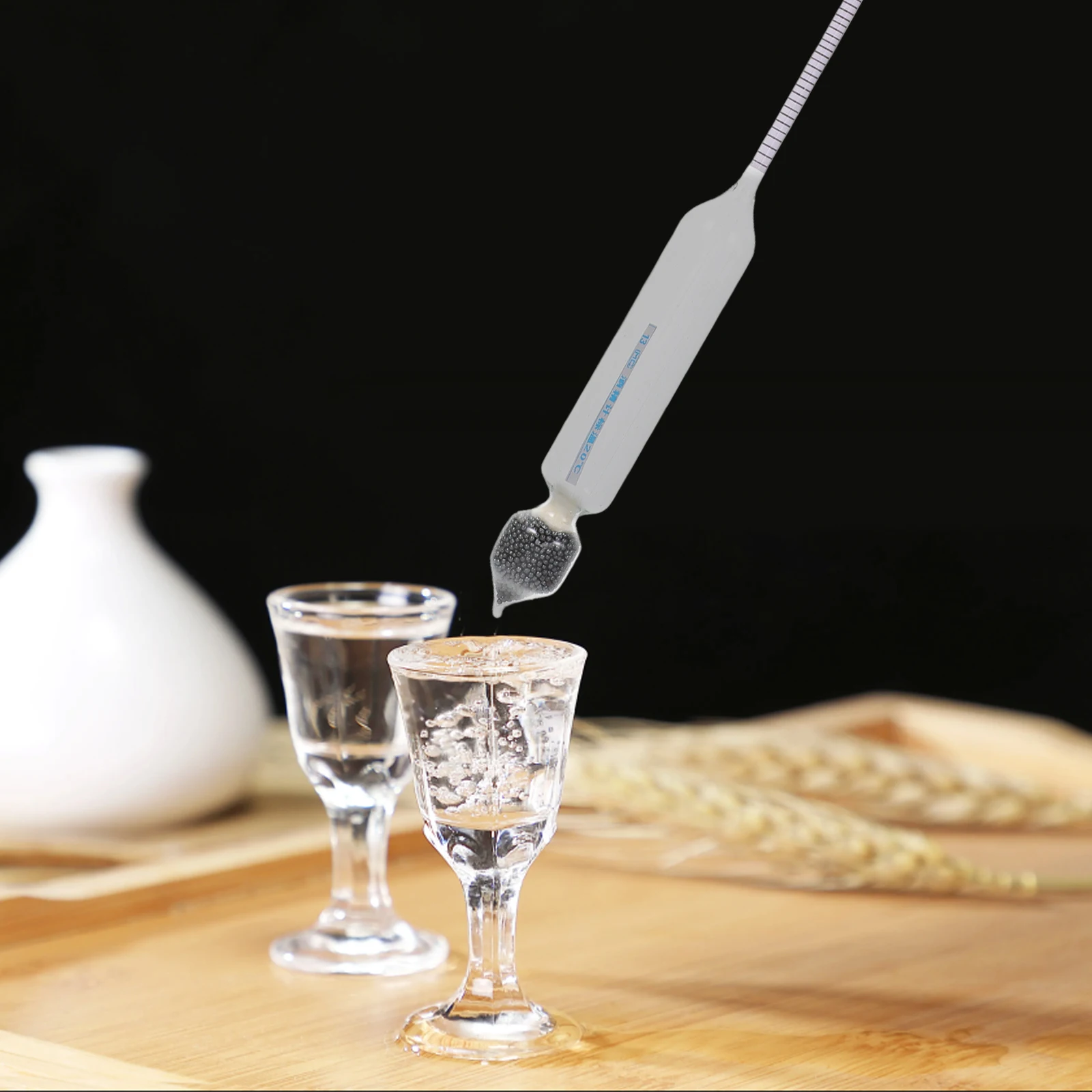 

3pcs Hydrometer for Making Alcohol Tester Beer Brewing Equipment Degree Measurer Spirit Thermometer Glass Tools Specific