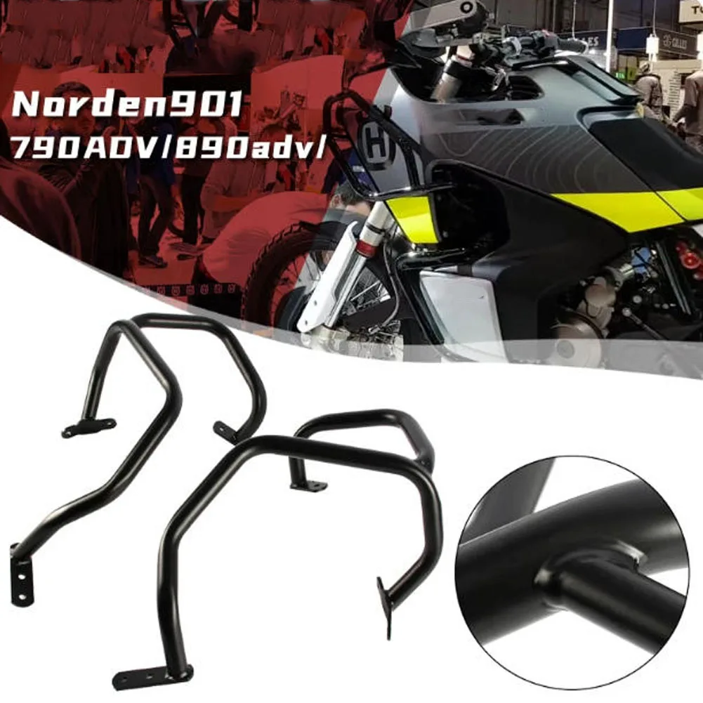 Fit For 790ADV 890ADV Huswana 901 2019-2026 Crash Bar Engine Guard Bumper Stunt Cage