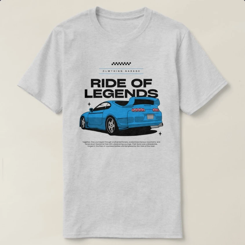 

Ride of Legends - футболка Blue Turbo Sports Car, 100% хлопок, с круглым вырезом и коротким рукавом, летняя повседневная мужская футболка, уличная одежда