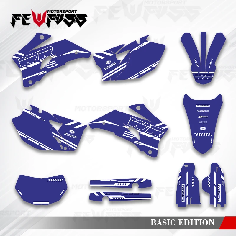 

Fewfuss графические наклейки наклейки мотоцикл фон на заказ для YAMAHA WRF250 2007-2014 WR250F 2007-2011 WRF450 002