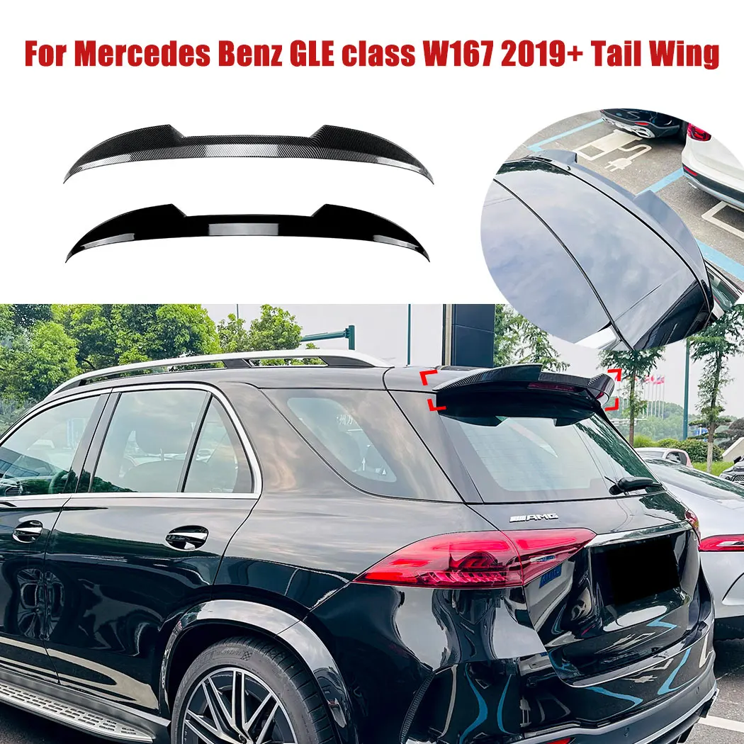 

Car Roof Trunk Top Rear Wing Fixed Wind Wing For Mercedes Benz GLE class W167 2019+ Wind Blade Style Exterior Guard Modified