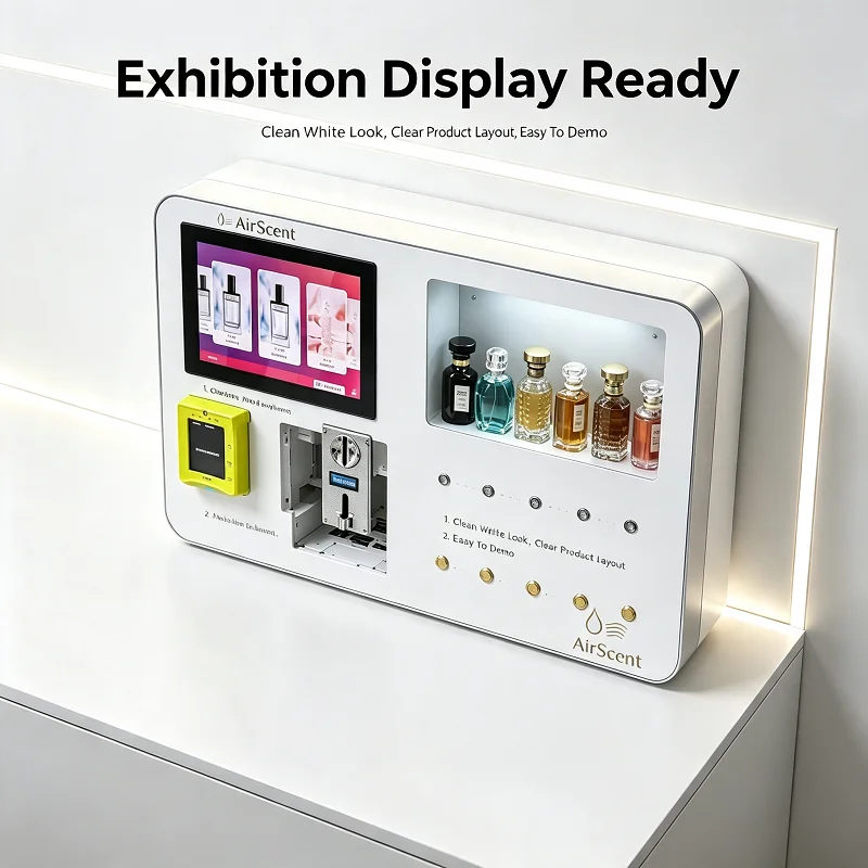 Perfume Vending Machine Child-Safe Lock Parental Control for Family Entertainment Center Lobby