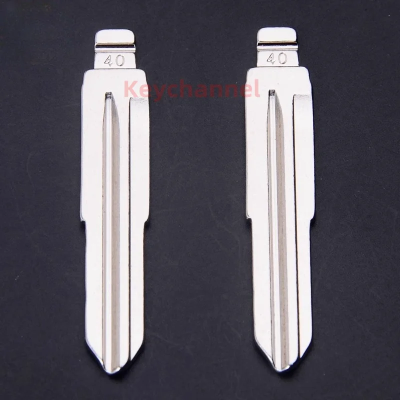 10pcs 40# KD Key Blade Car Flip Key Blank DWO5 CH1NO. 40 Metal Key Blade for GM Chevrolet Captiva Epica for KEYDIY Xhorse mote