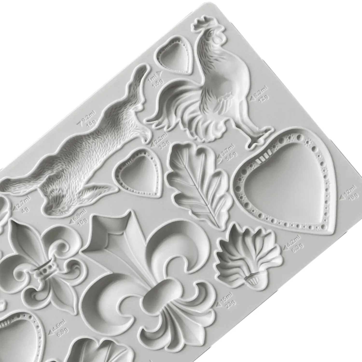 Iris and farm animals Silicone Mould Fondant Cake Decorating Silicone Mold Clay,Sugarcraft Cupcake Top Chocolate Baking Tool