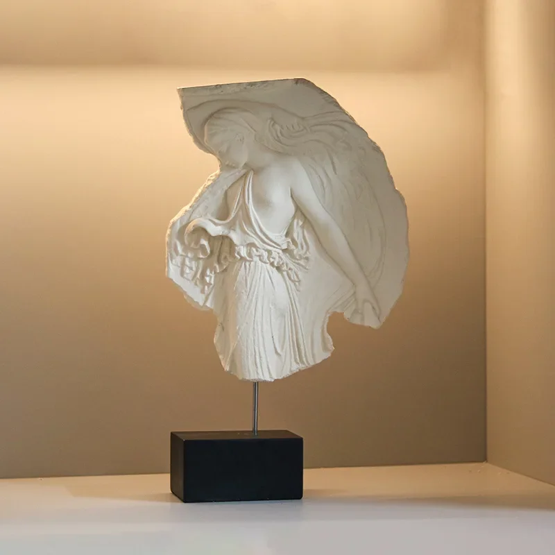 Resin Handicraft Artistic Venus Relief Goddess Sculpture Abstract Art Ornament Decorative Figurines Home Decoration Accessories