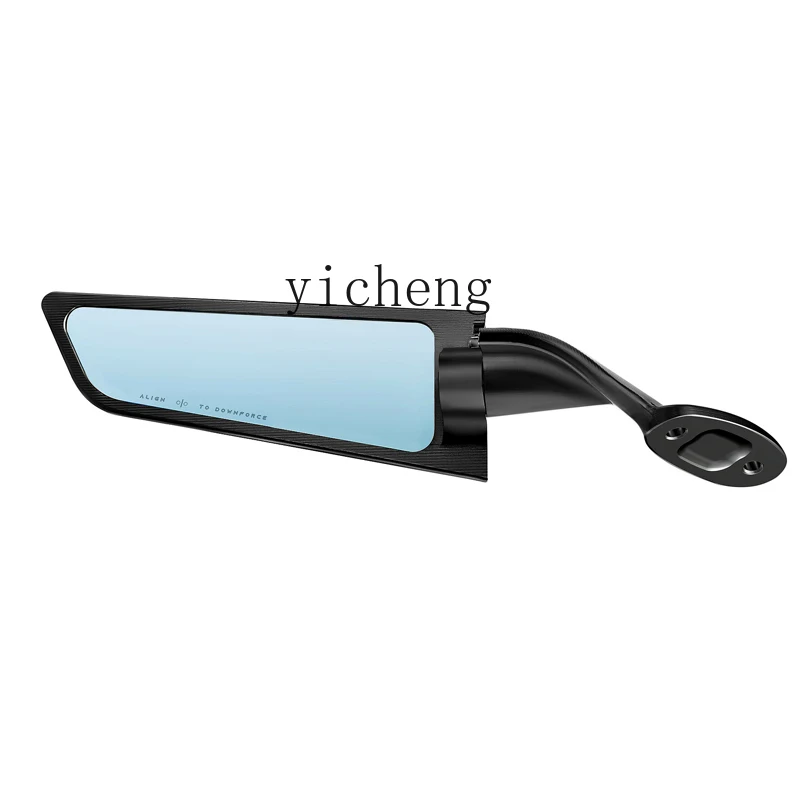 Zf modified fixed wind wing rearview mirror blade reflector folding