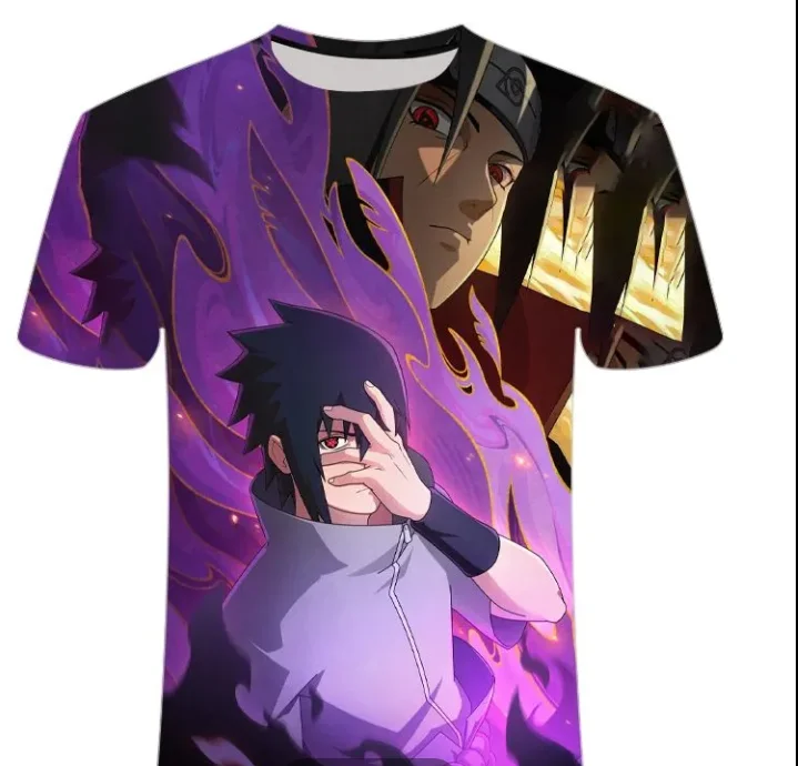 

Trendy Naruto Collaboration T-Shirt Sasuke, Pain, Kakashi, Large Size, Ins-style Trendy Student Short Sleeve