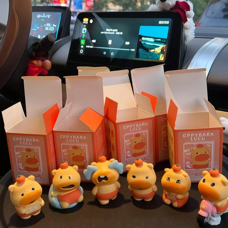 Neue süße Capybara Lulu Blind Box Super süße Mode Dekoration Desktop Ornamente Puppen Büro Buddy Hot Style hochwertige Geschenke