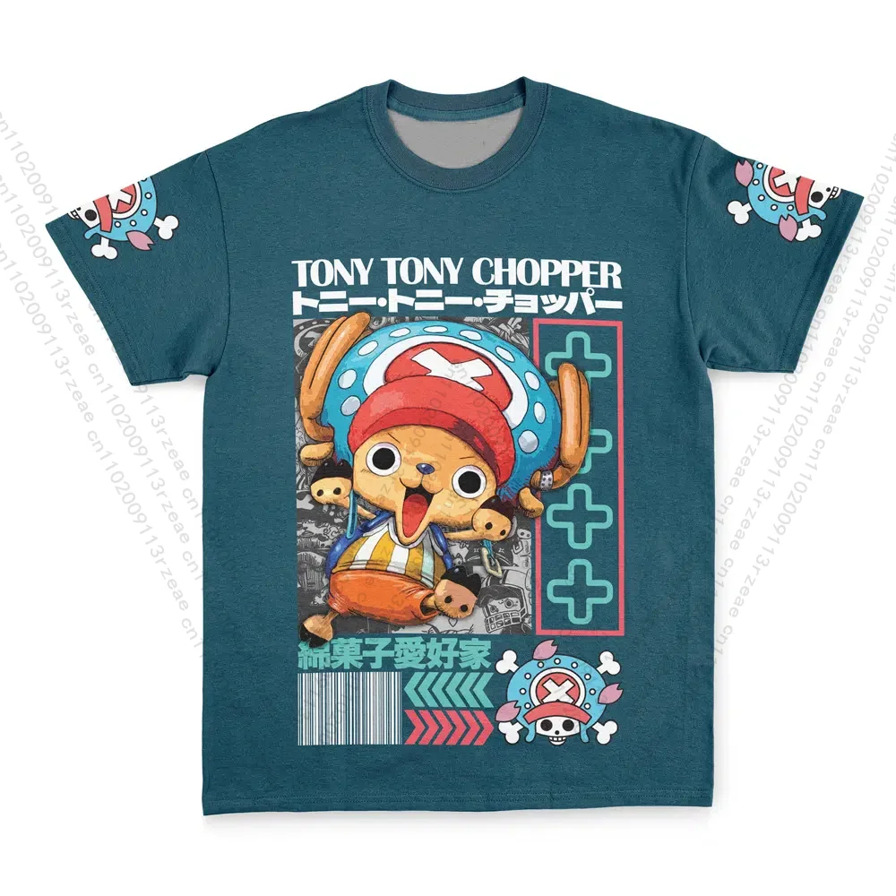 

Аниме One Piece Tony Tony Chopper V2 Мужская хипстерская футболка с принтом Y2K для косплея Популярная дышащая модная уличная футболка с коротким рукавом для мальчиков
