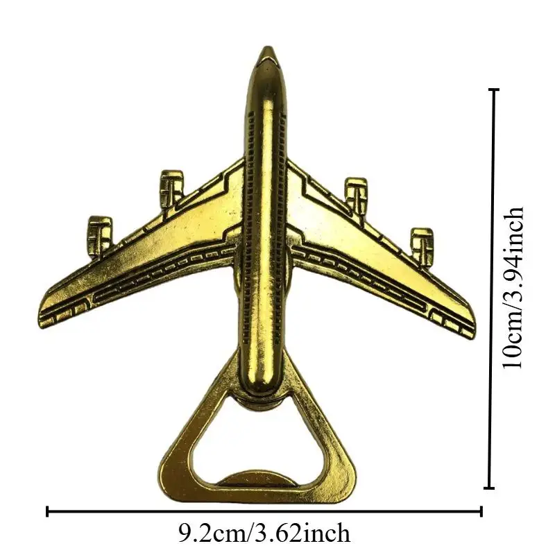 2pcs New Airplane Bottle Opener Adventure Wedding Gift Aircraft Bar Beer Wine Kitchen Tool