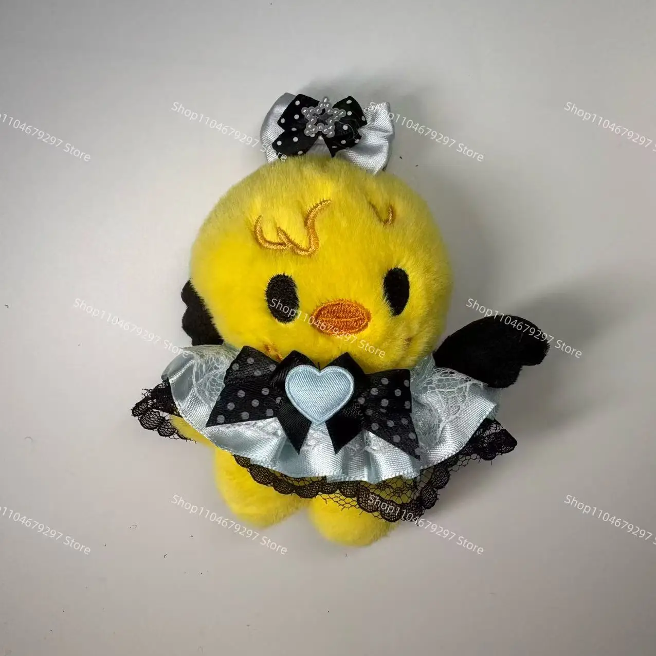 SKZOO Stray Kids Schlüsselanhänger Blau Schwarz Polka Dot Rock Plüschpuppe Niedliche Haarspange Kinder Erwachsene Spielzeug Fans Geschenk Anhänger Zubehör