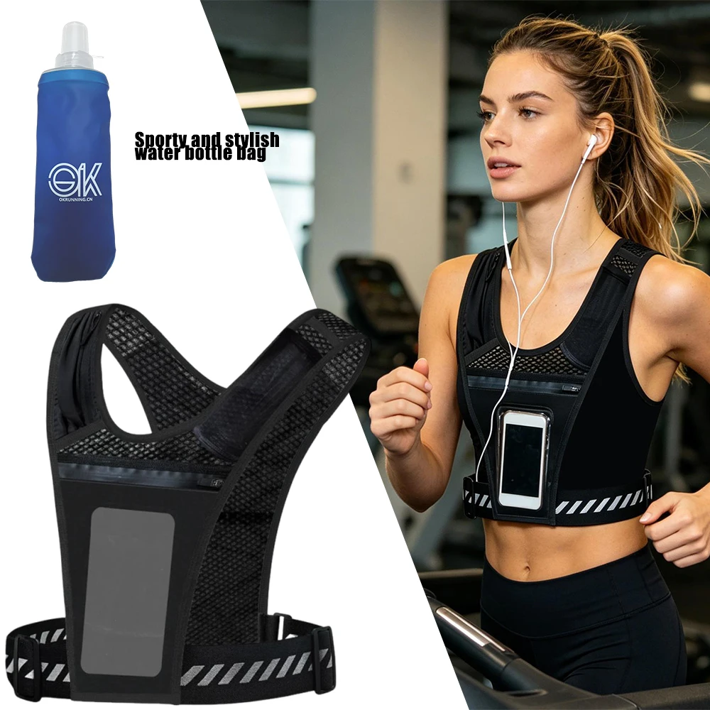 Reflective Cycling Vest - Yeni Moda Spor Yansıtıcı Çift Omuz