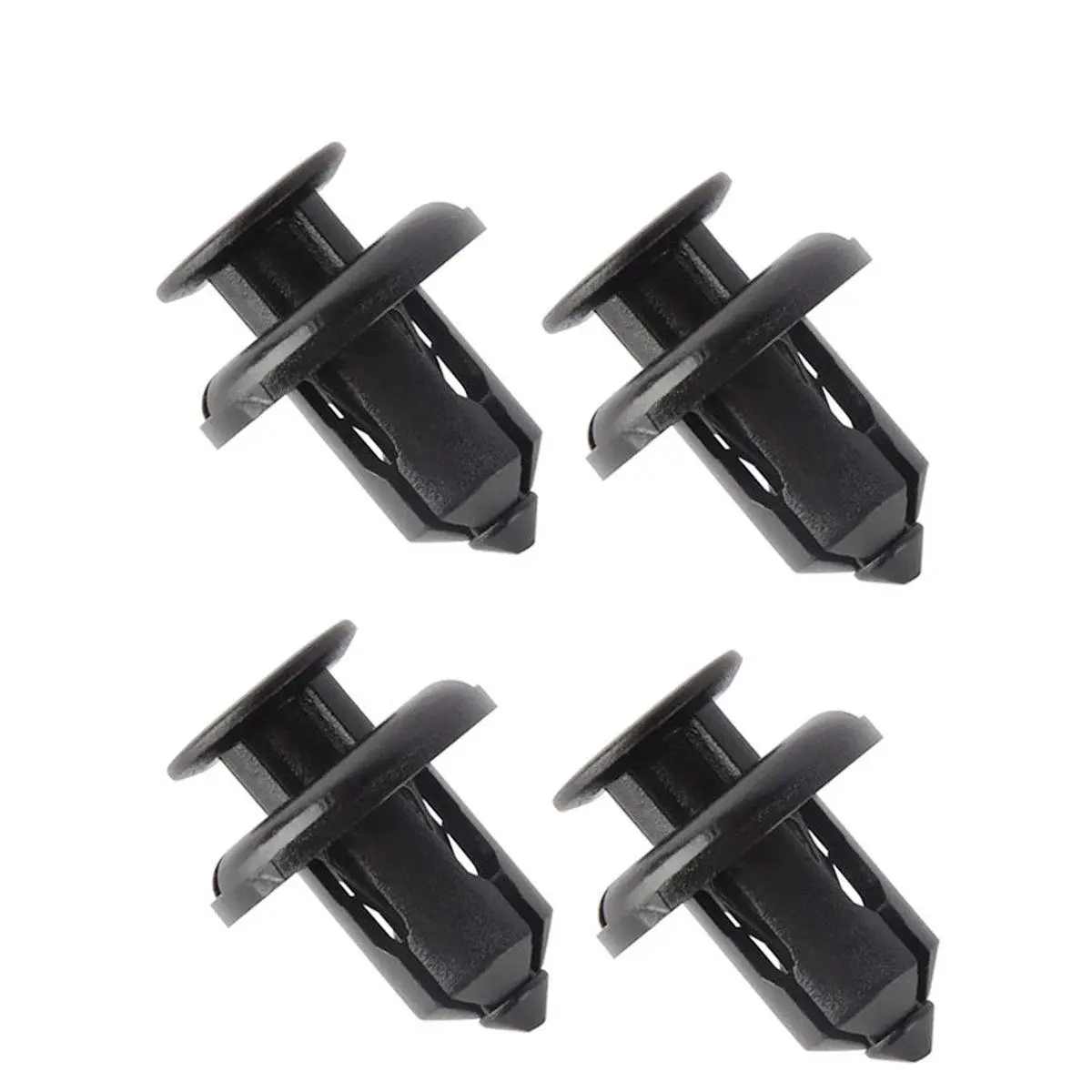 

80Pcs Mud Flap Retainer Clips 10Mm Radiator Yoke Bumper Shield Fastener Polyoxymethylene Push Type Super Strong Car Body Trim