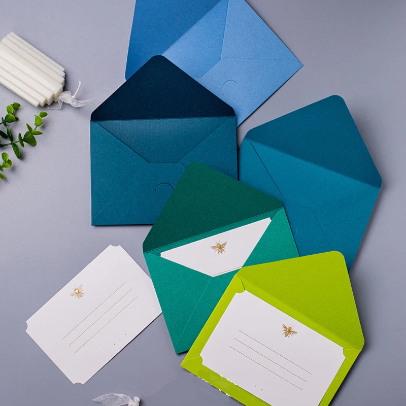 Enveloppes de Haute Qualité, Style Occidental, Fournitures en Papier, pour Invitations de Mariage, Cartes Postales, 17,2x12,3 cm, 50 Pièces/Lot