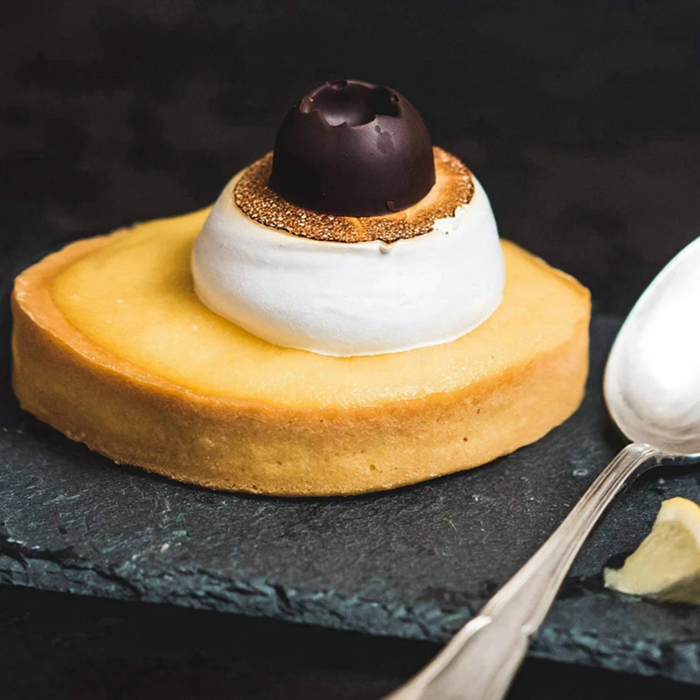 9 pak cincin Tart baja tahan karat, cincin Mousse kue dengan lubang panas, cetakan kue Mousse lingkaran pemotong Pie cincin