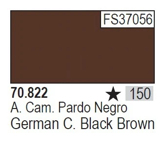 Vallejo Paint Acrylic Model Coloring Spain AV 70822 150 Pseudo Black Brown Environmentally Friendly Water-Based painted RLM61