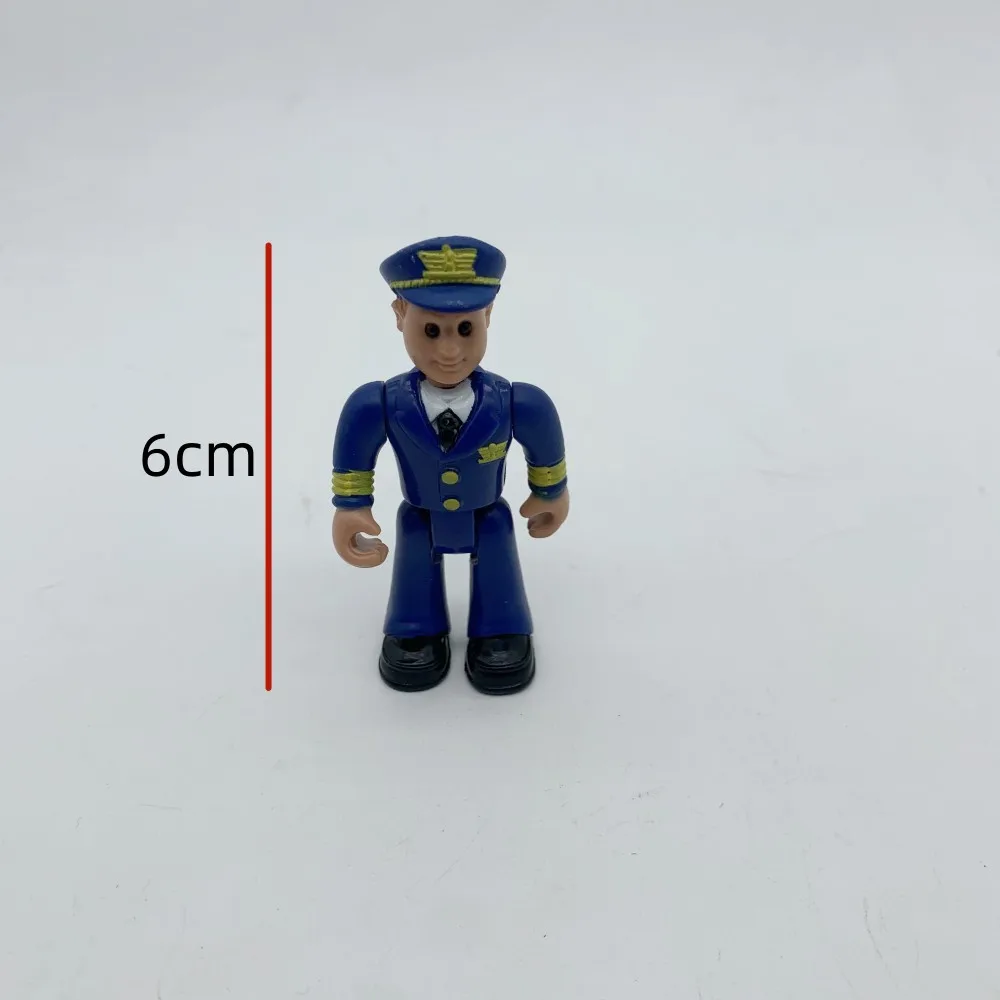 8pcs/Set Joint Movable Fireman Sam Figures Toys Anime Fire Woman Action Figuras Dolls for Children Birthday Gift