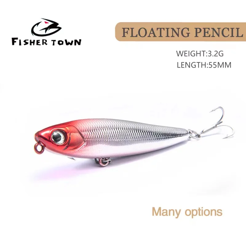 

Pencil Floating Fishing Lure Weights 3.5g Bass Fishing Tackle Carp Lures Pesca Accessories Saltwater Fish Bait Isca Artificial