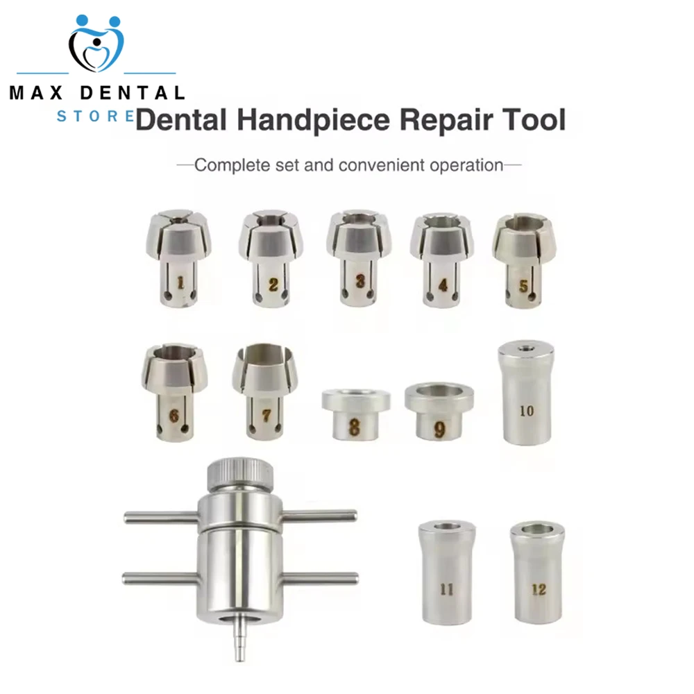 Dental high-speed and low-speed handpiece maintenance tools dental shaft/rotor accessories back cover disassembly repair tools