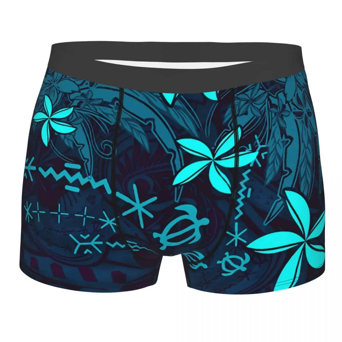 Polynesian Tribal Tropical Abstract Men Boxer Briefs Underwear Highly Breathable Top Quality Birthday Gifts