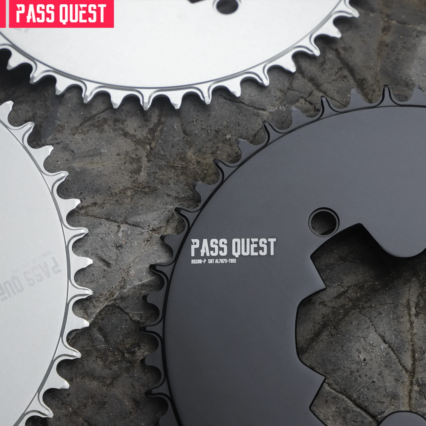

PASS QUEST R9200-P 110BCD Bike Chainring Single Speed Narrow Wide