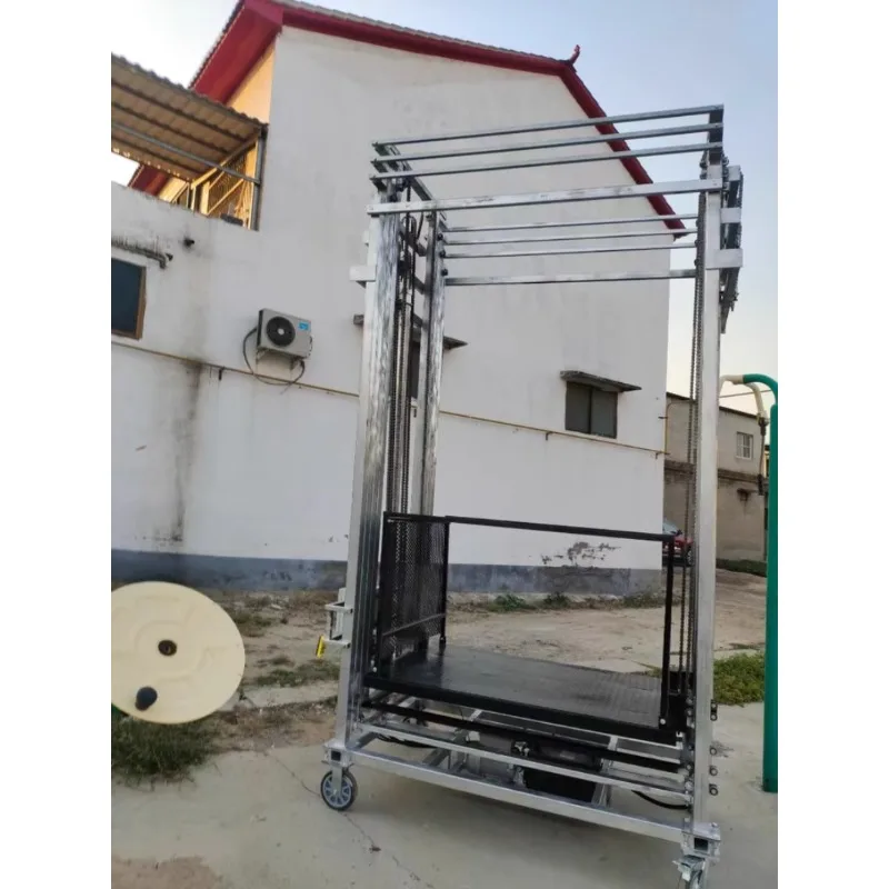 رافعة هيدروليكية متنقلة للديكور الداخلي والخارجي وجهاز تحكم عن بعد ومنصة رفع السقالات آلة قابلة للطي